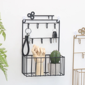 Wall Clock Holder Key Wall Decorative Hooks