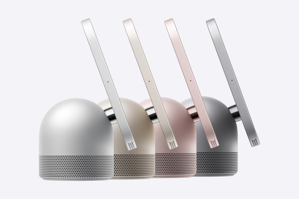 Actual Apple HomeView colors and side profiles