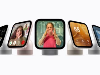 Official Apple HomeView devices shown in different screen modes